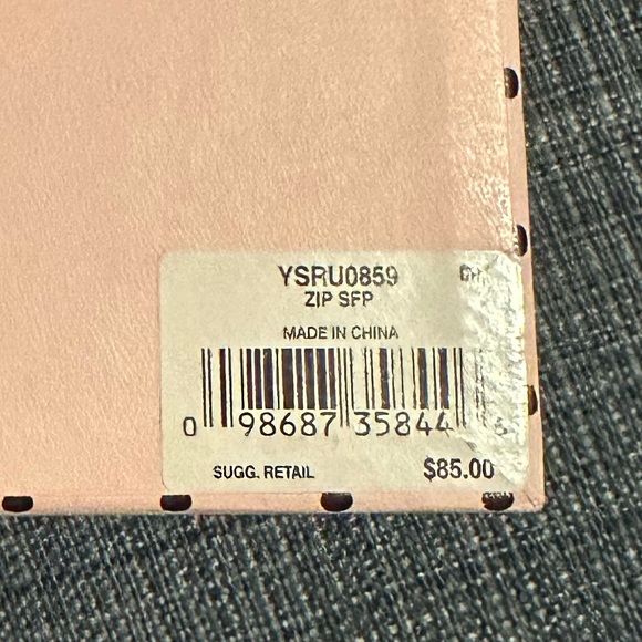 NWT- Rare Juicy Couture Embroidered Pink Floral Wallet in Gift Box - Picture 9 of 9